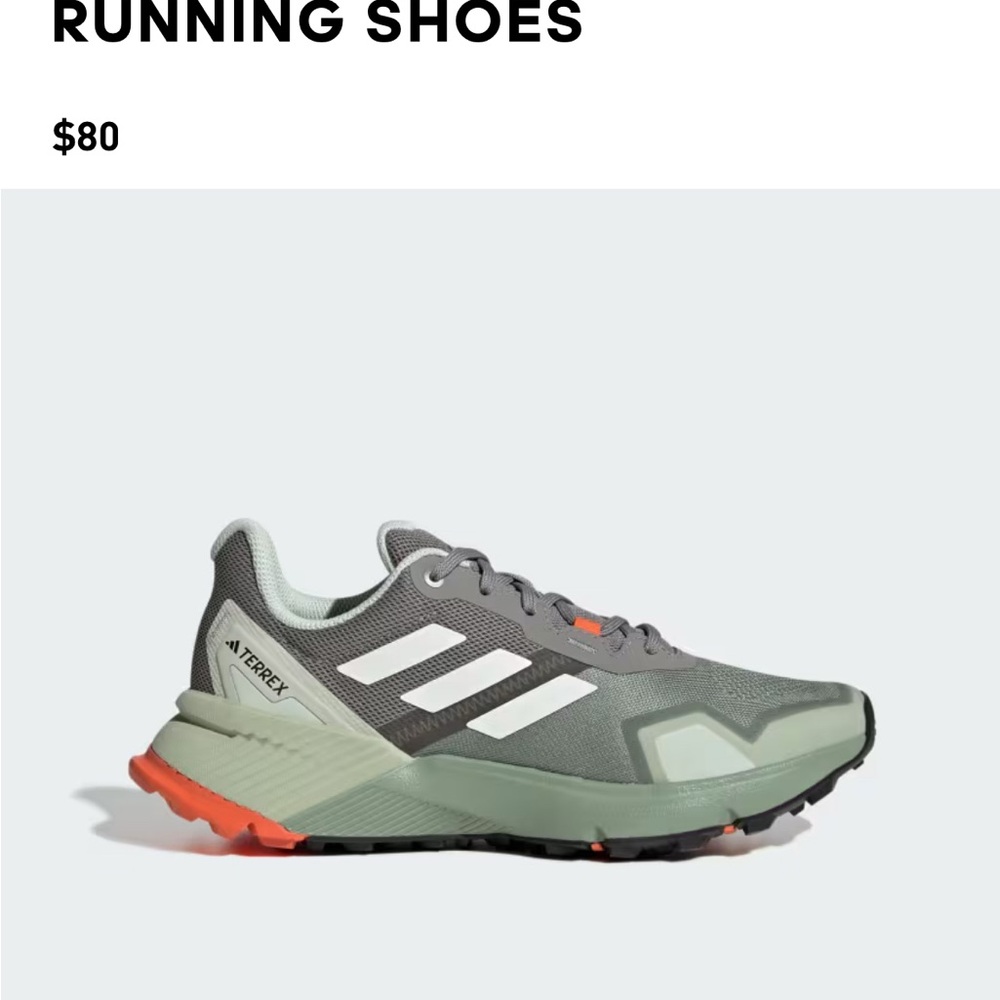 Adidas Terrex Gray Running Shoes